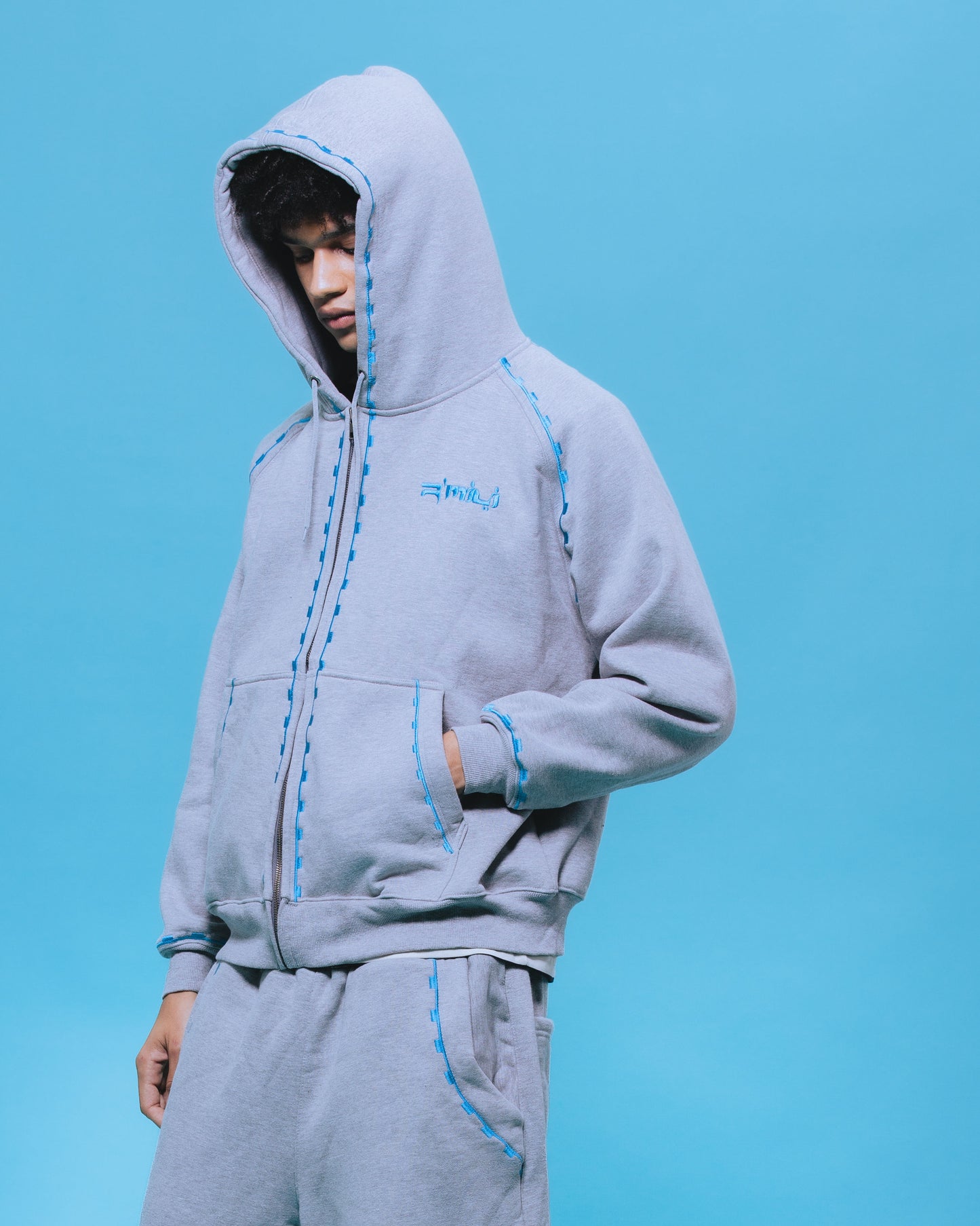 R’MILI« Hoodie AMAZIGH » Jacket Grey