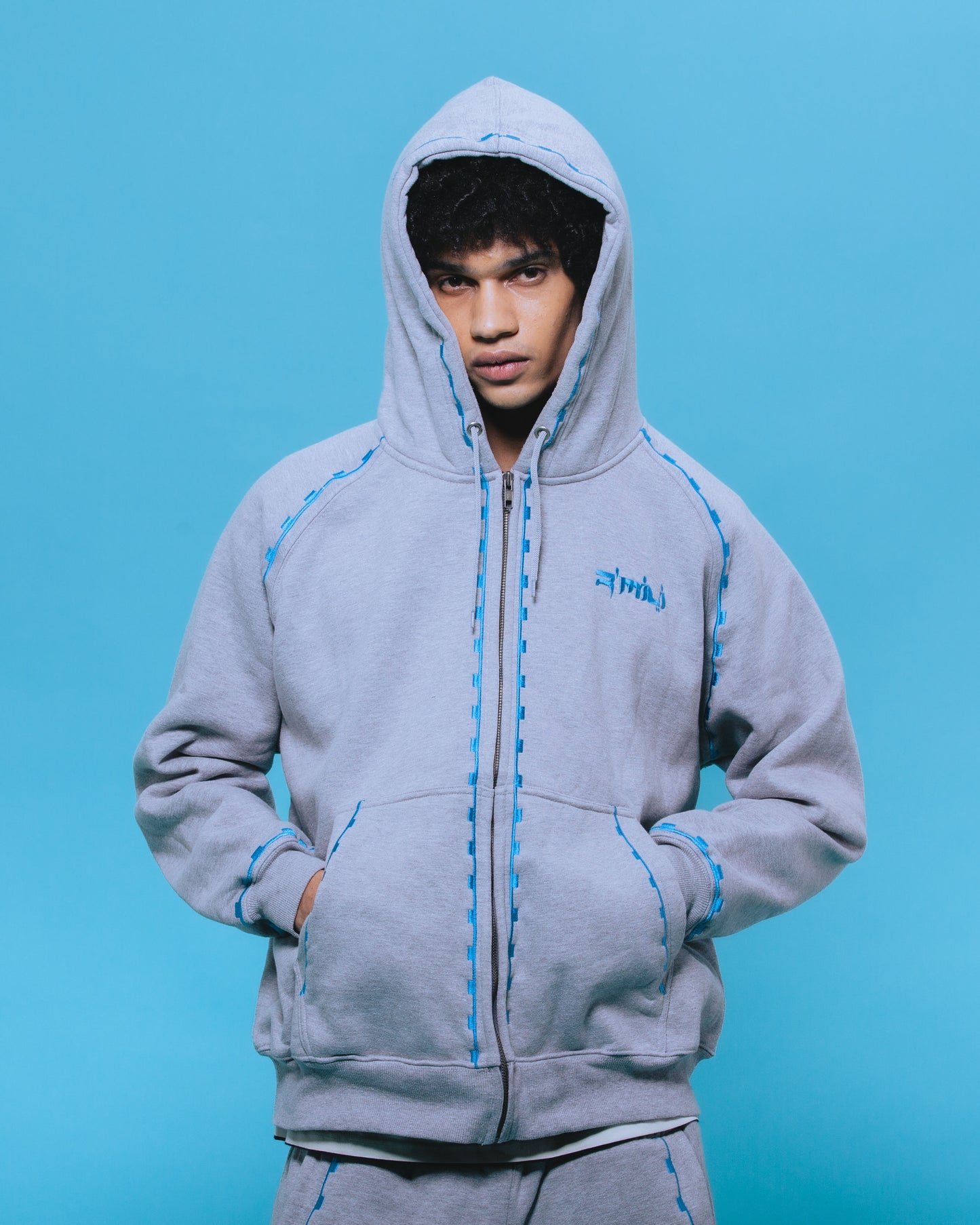 R’MILI« Hoodie AMAZIGH » Jacket Grey