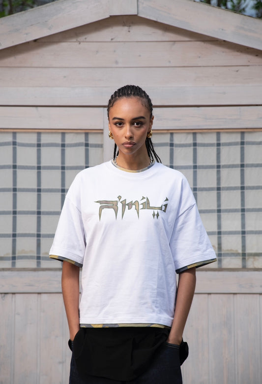 R’MILI BOX LOGO T- SHIRT WHITE CAMO