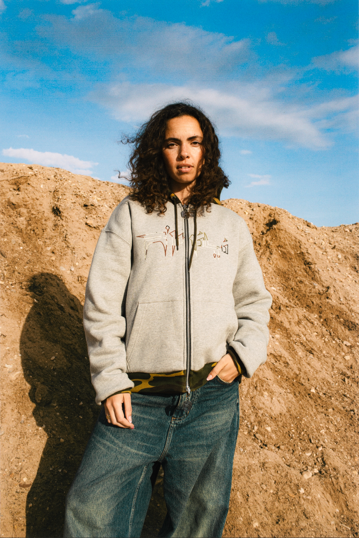 Jacket Camo Réversible Double zipper