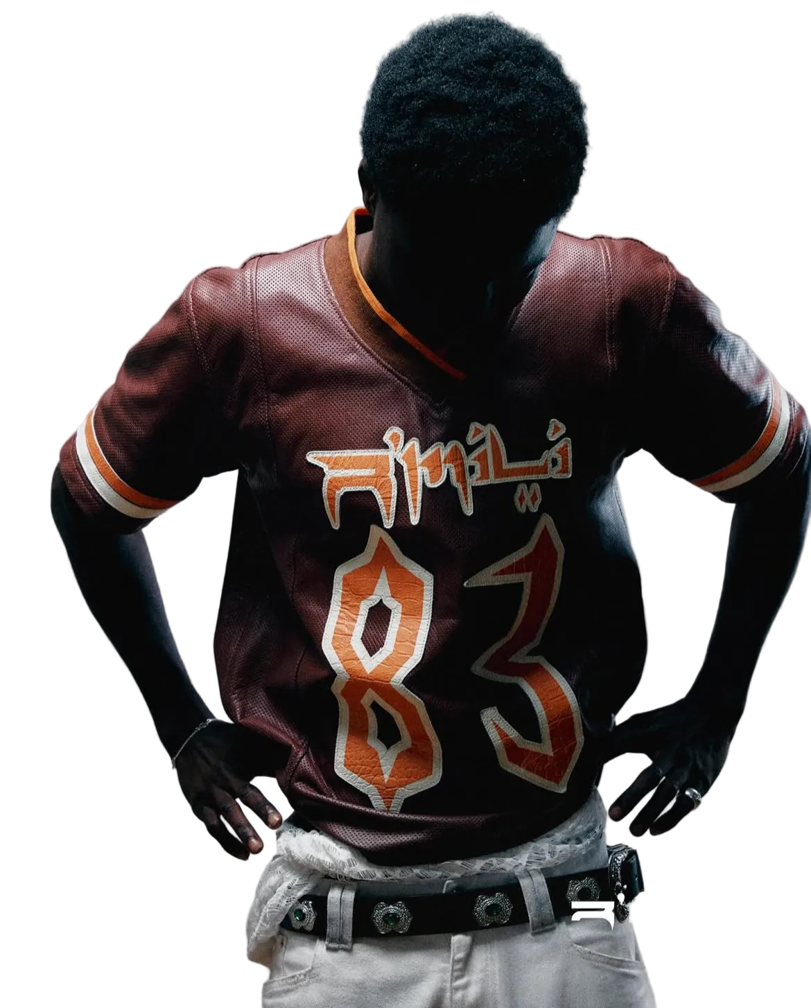 R'MILI „US FOOTBALL JERSEY“ BRAUN VOLLLEDER RIND