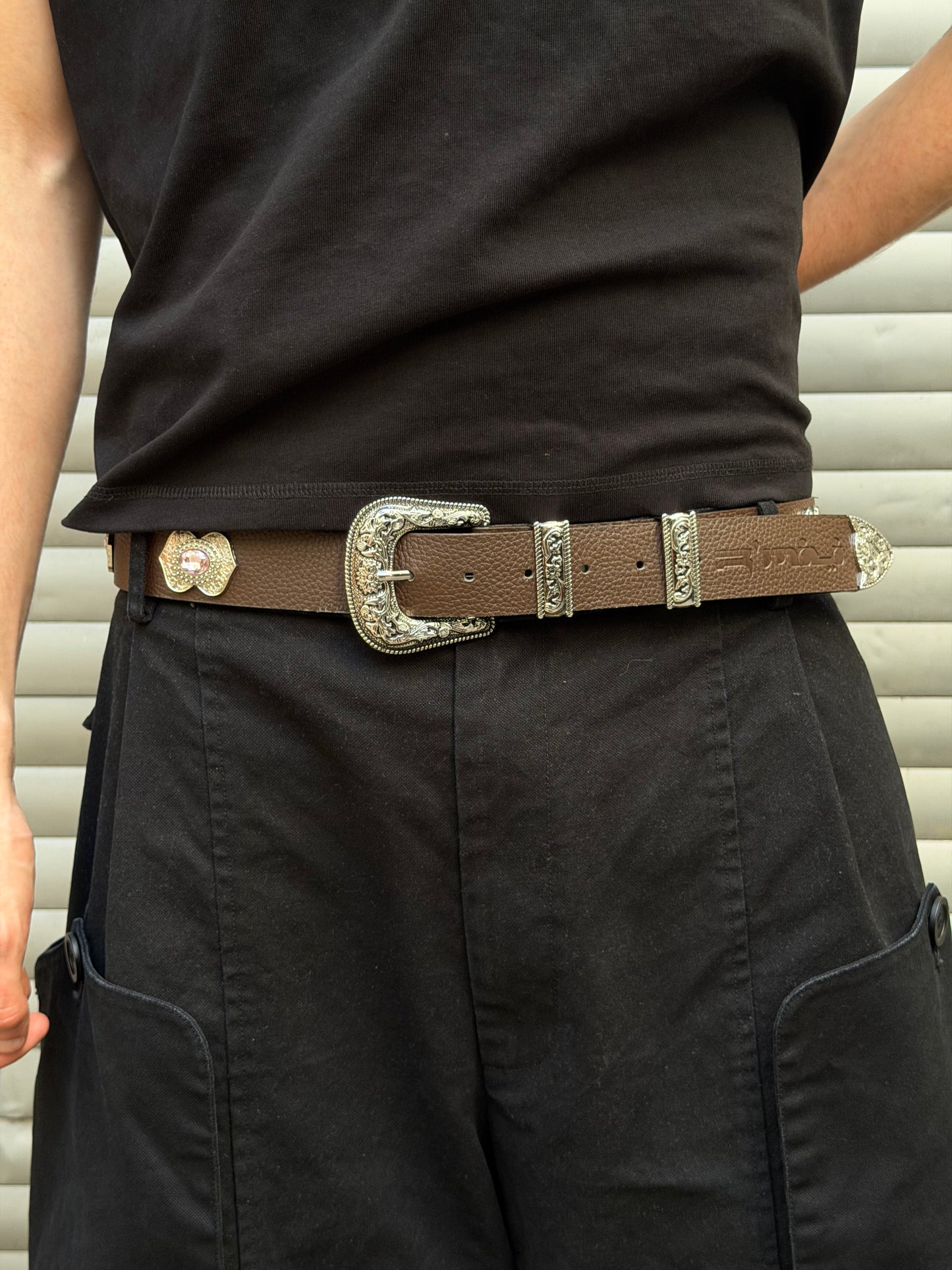 R’MILI « TAKCHITA BELT » DARK BROWN