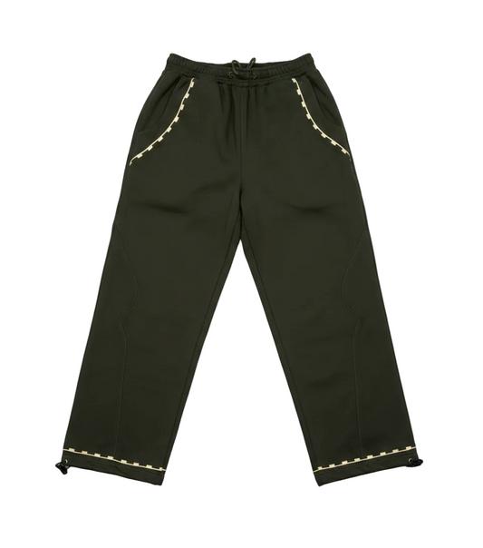 R’MILI « Pants AMAZIGH » Sweat pants Green Kaki/Gold