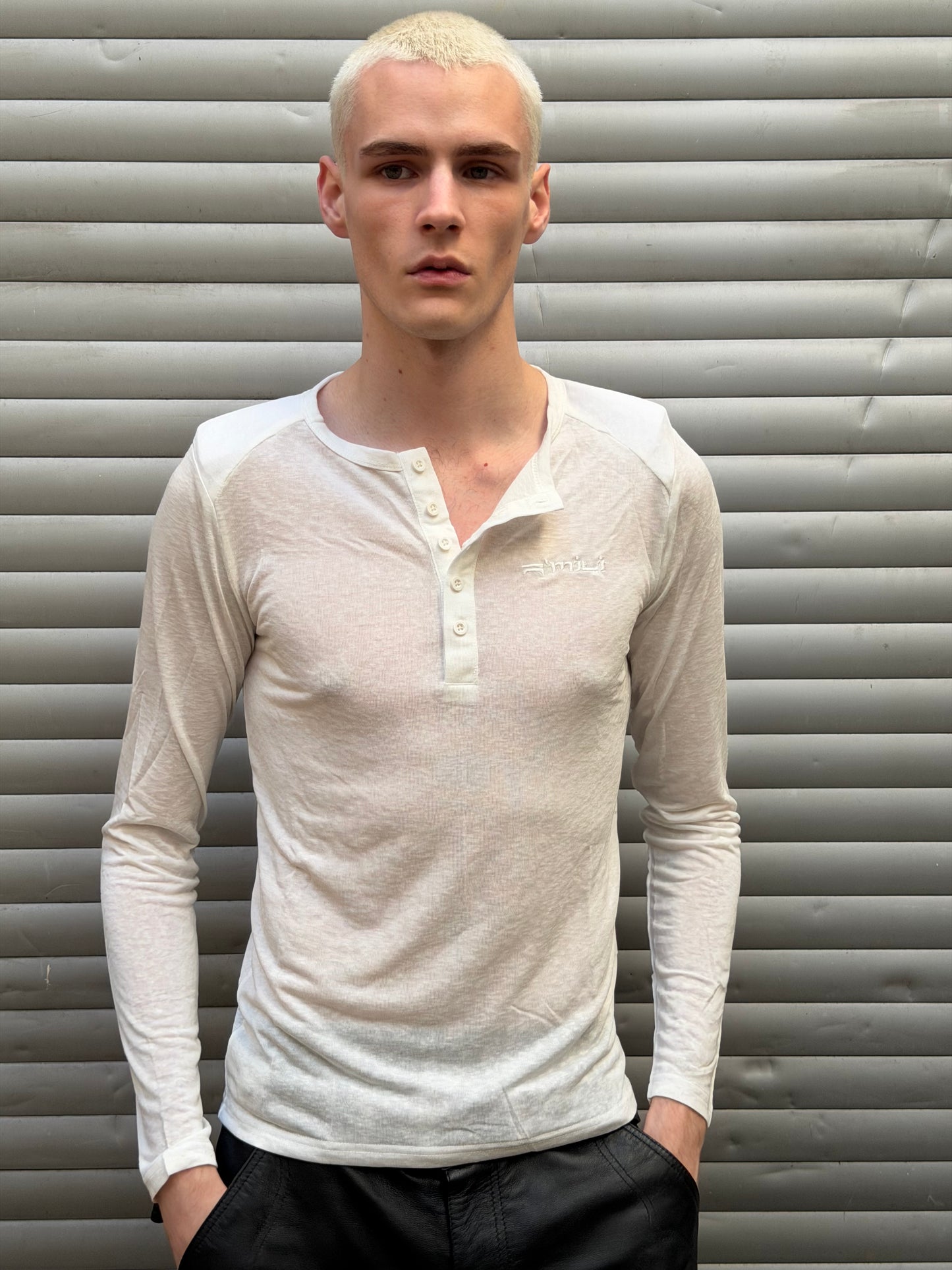R'mili "Basic Pad Longsleeve"  White