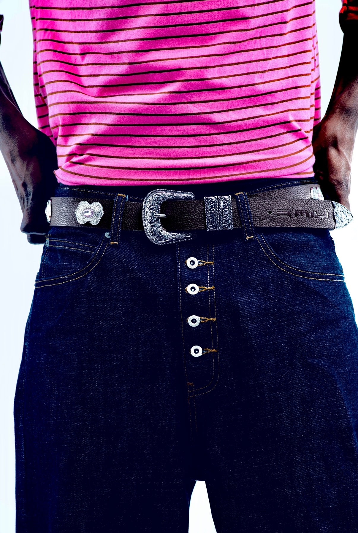 R’MILI « TAKCHITA BELT » DARK BROWN