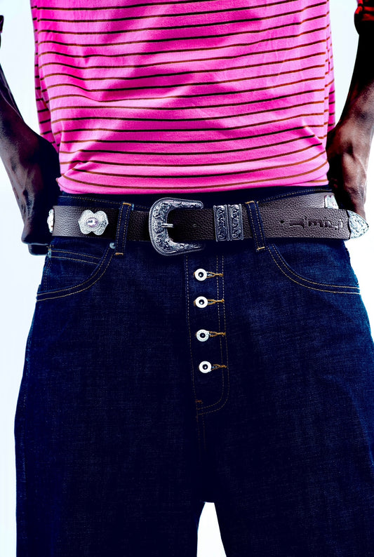 R’MILI « TAKCHITA BELT » DARK BROWN