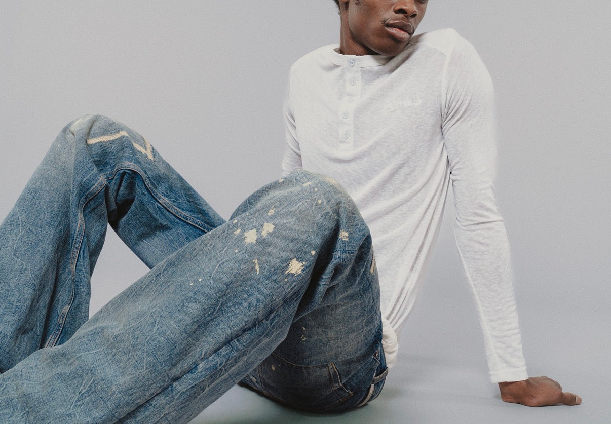 R'mili "Basic Pad Longsleeve"  White