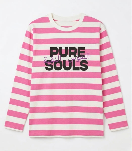 R’MILI « PURE SOULS »            PINK /WHITE MARINIÈRE