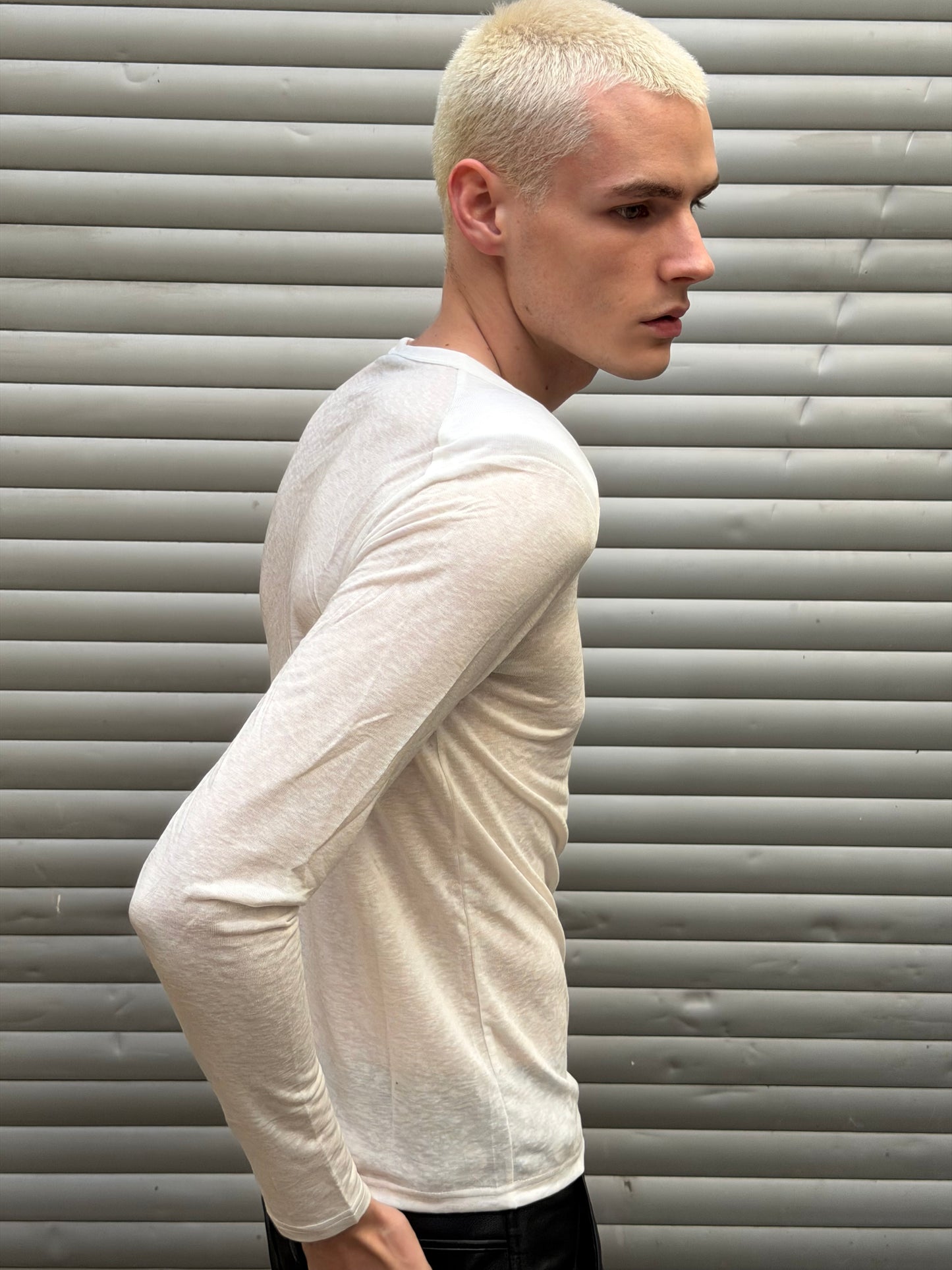 R'mili "Basic Pad Longsleeve"  White