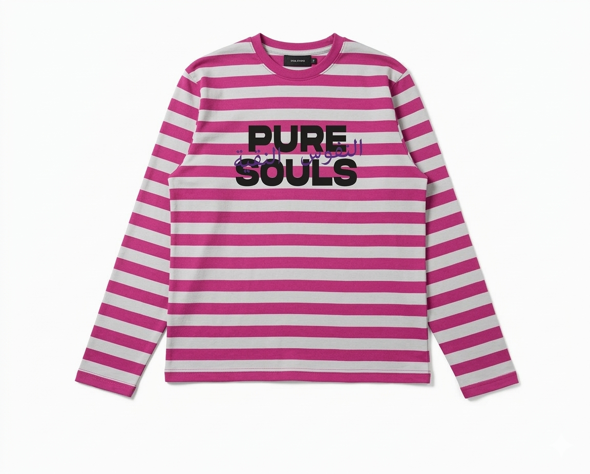 R’MILI « PURE SOULS » PINK /WHITE MARINIÈRE PRE-ORDER